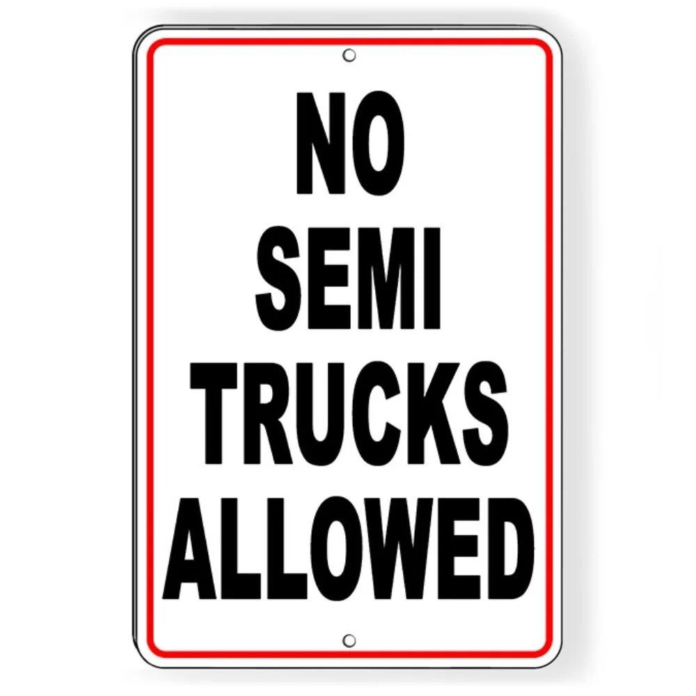 

Lightweight Towed Reserve Halt Sign by [Brand] - No Semi Trucks, Reserved Area 20x30cm（7.8x11.8inch）