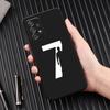 C-R-7 Dark Football Phone Case For Samsung Galaxy A57 A56 A37 A55 A36 5G A26 A54 A52 A35 A34 A25 A17 A16 A15 A07 A06 Soft Cover
