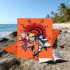 1pc NARUTO (2) Beach Towel, Beach and Seaside Swimming Pool Equipment, Fashion Pattern, Rectangular, Travel Essentials