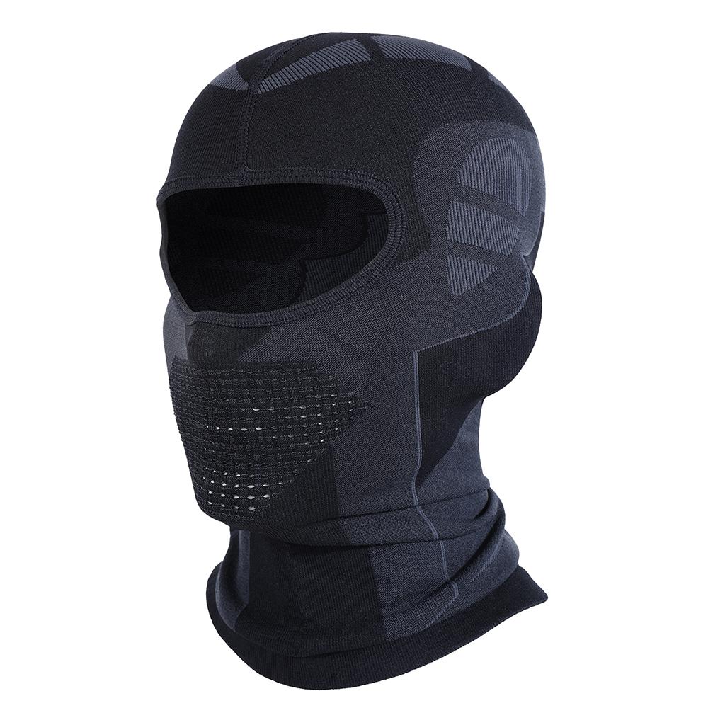 Winter Warme Sturmhaube Motorrad Vollgesichtsmaske Atmungsaktiv Ski Winddicht Helm-Innenfutter Sport Kapuzenmütze Radfahren Reiten Ski Kopfbedeckung