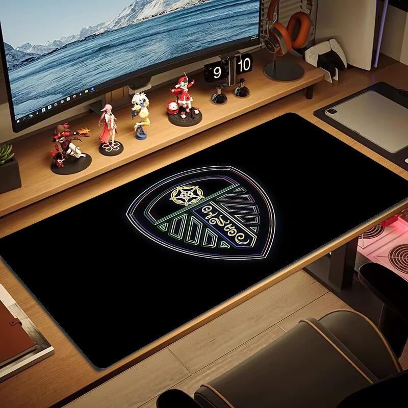 Leeds United Print  Cushion Non-slip Laptop Tablet Big Mousepad XXL Mat Mini PC Playmat With Lock edge