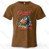 Men's Beach Outings Graphic Short Sleeve T-Shirt Vintage Printed Tops Tee for Women Summer Casual Sportswear