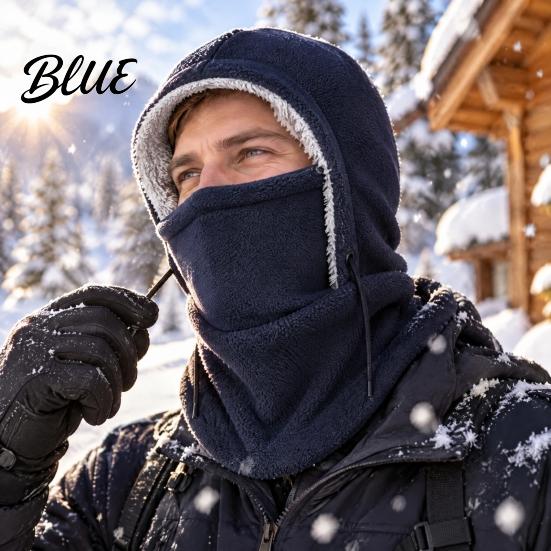 Full Coverage Face Mask for Cold Weather Winter Balaclava Hat Windproof Ski Fleece Lined Breathable Thermal Mountain Climbing Cover Cozy Neck Warmer