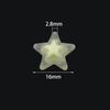 50pcs 16mm Acrylic Star Beads Colorful Transparent Loose Beads For Jewelry Making DIY Bracelet Necklace Phone Key Chain Supplies