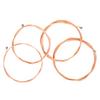 High Carbon Steel Red Copper 4pcs Acoustic Strings 040 095 Inch Hex Core Wound Beads Heavy Duty Professional Studio Stage Long Life Warm