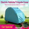 Waterproof Thickened Electric Tricycle and Motorcycle Cover - Sunshade & Anti-Freezing Protection