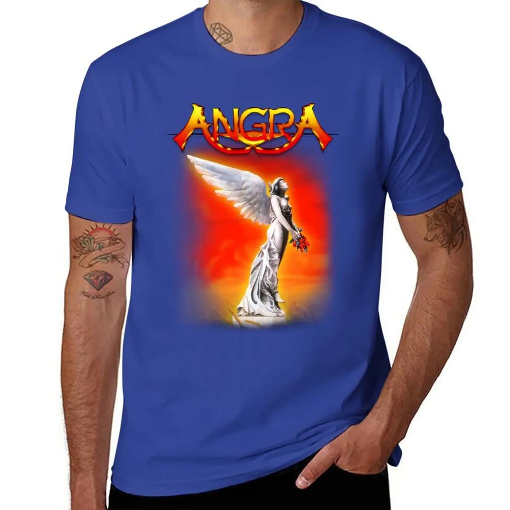 Angels Cry von Angra - Klassisches Old School Brasilianisches PowerProg Metal T-Shirt tees kawaii Kleidung schmal geschnittene T-Shirts für Herren