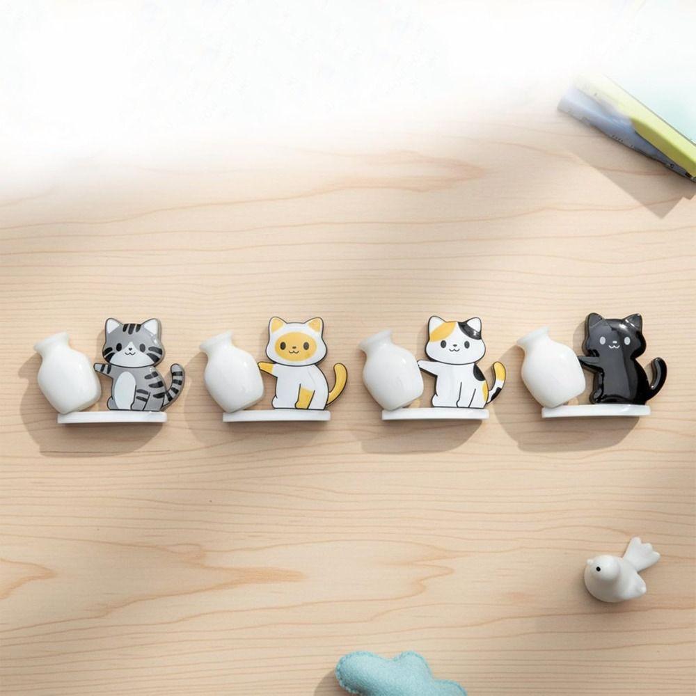 Creative Cat Refrigerator Magnet Cute Pet Hair Collector Cartoon Dog Fridge Magnet  Office Decor