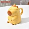 Kapibara Water Cup Cute Capybara Mug Girl Children Cartoon Cute Cup Creative Funny Ceramic Cup
