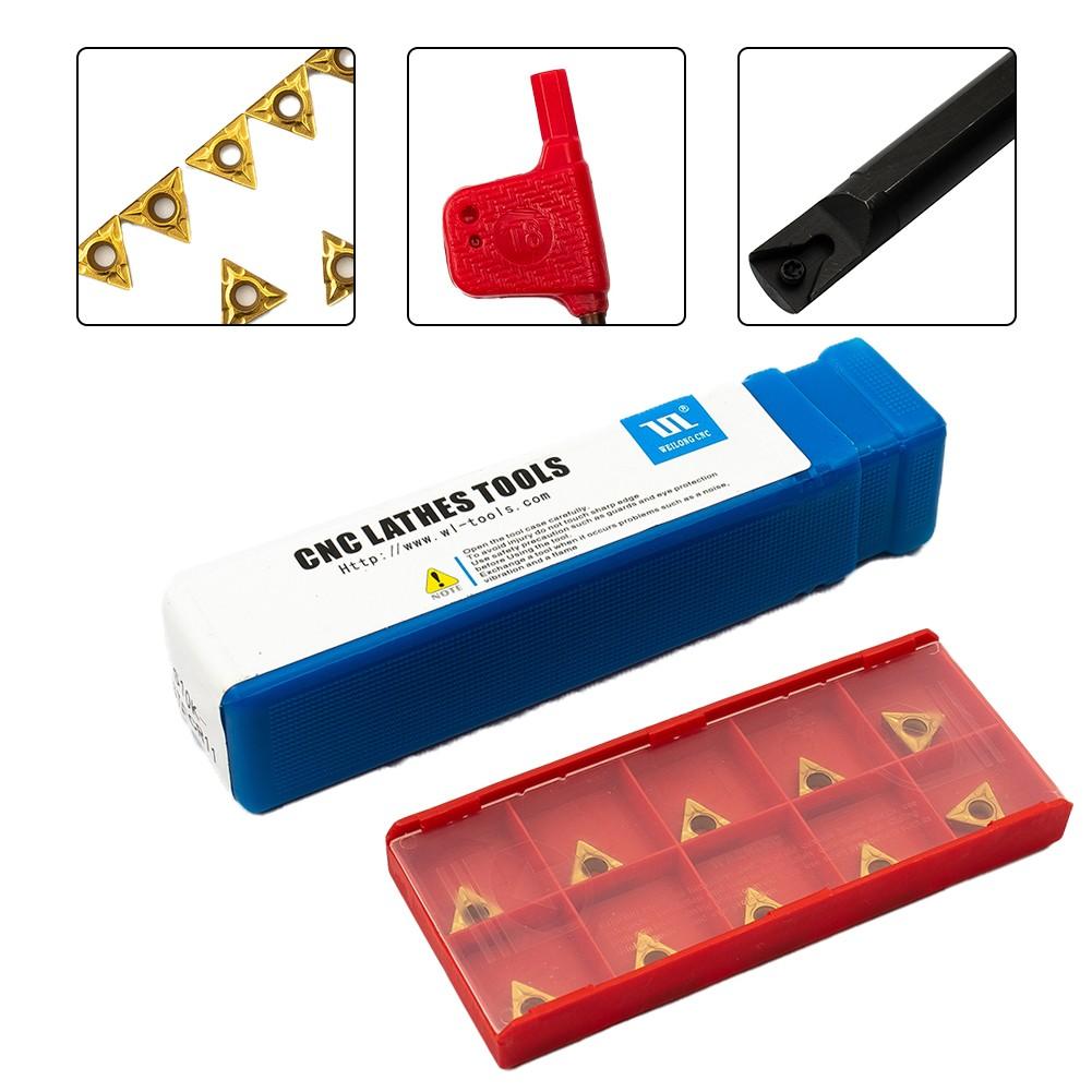 S10K-STFCR11 Lathe Internal Turning Tool Holder Boring Bar + TCMT110204 Rts