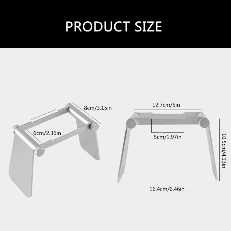 Aluminum Hand Press Coffee Machine Stand Coffee Filter Cup Bracket Bracket Foldable For Outdoor Espresso Brewing Campers