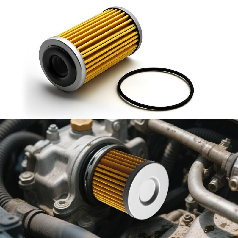Transmission Oil Filter with Strong Gasket 2824A006 2920A096 Replacement for Best Fluid Filtration & Leak Prevention