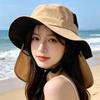 Adjustable Fisherman Hat Sun Protection Shawl Bucket Hat Fashion Beach Cap  Outdoor