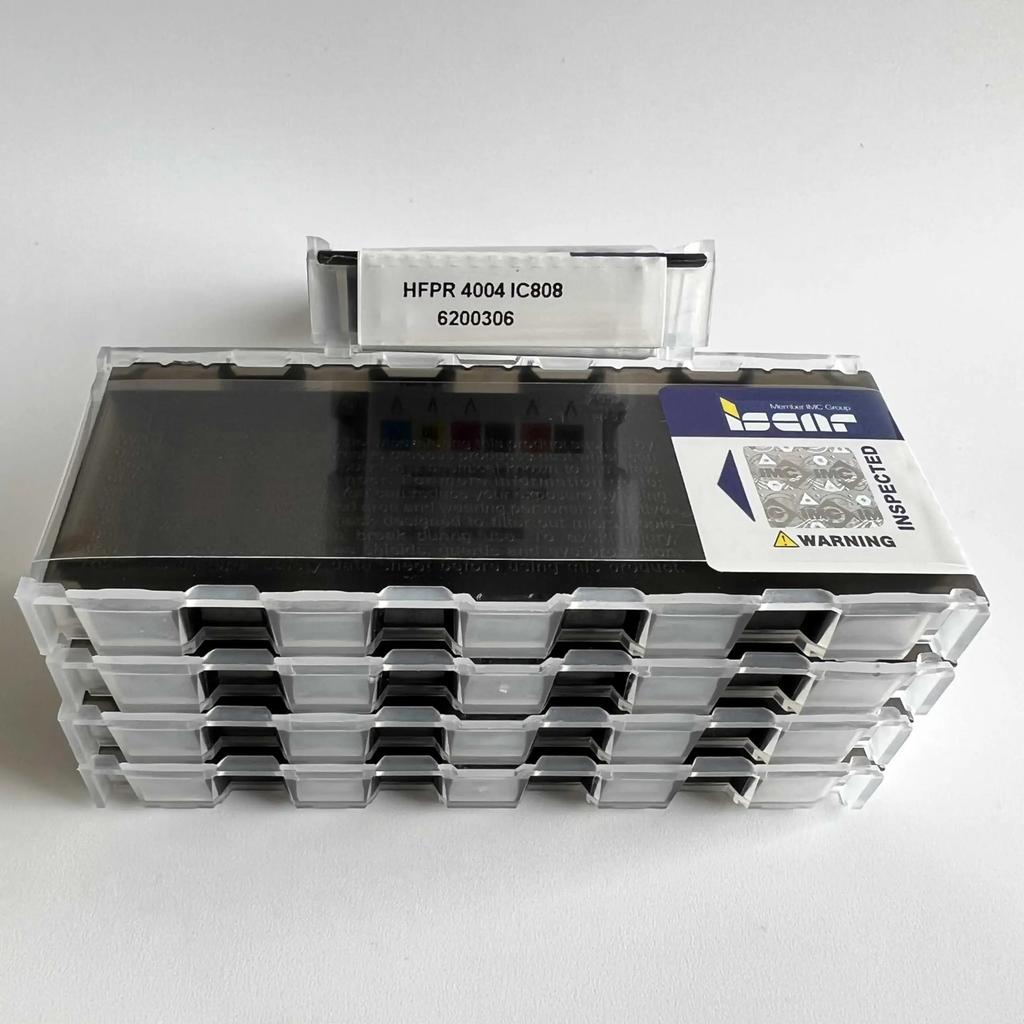 ISCAR / HFPR4004 IC808 /Industrial indexable Carbide Inserts 10 PCS