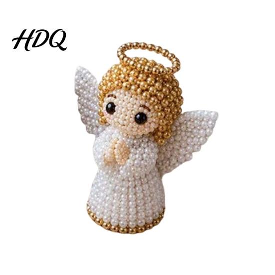 Beginner Beading Kit Nativity DIY Kit Cute 3D Mary Joseph Baby Jesus Bead Craft Set for Parties with Colorful Beads Accessories Holy Family