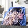 1Pc Starry Night Hair Blanket Soft Throw Blanket For Home Bedroom Bed Sofa Travel Office Solid Christmas Blanket