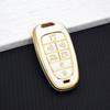TPU Key Fob Case for Hyundai Sonata/Nexo DN8/Santa Fe TM/Tucson NX4/Staria/Ioniq 7 Buttons  Protective Car Key Cover Accessories