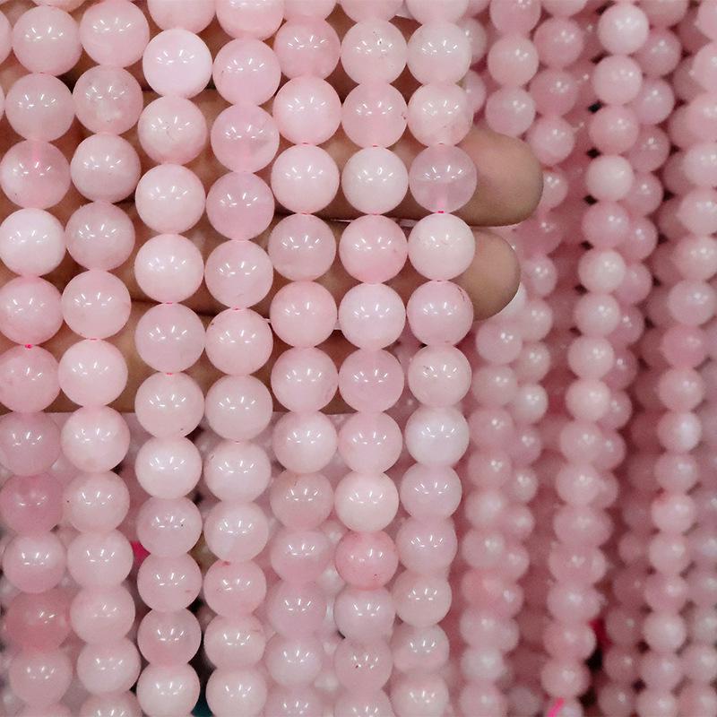 Natural Stone Crystal Beads: Round Beads for Jewelry - Colored Necklaces, Bracelets, Pendants DIY Accessories
