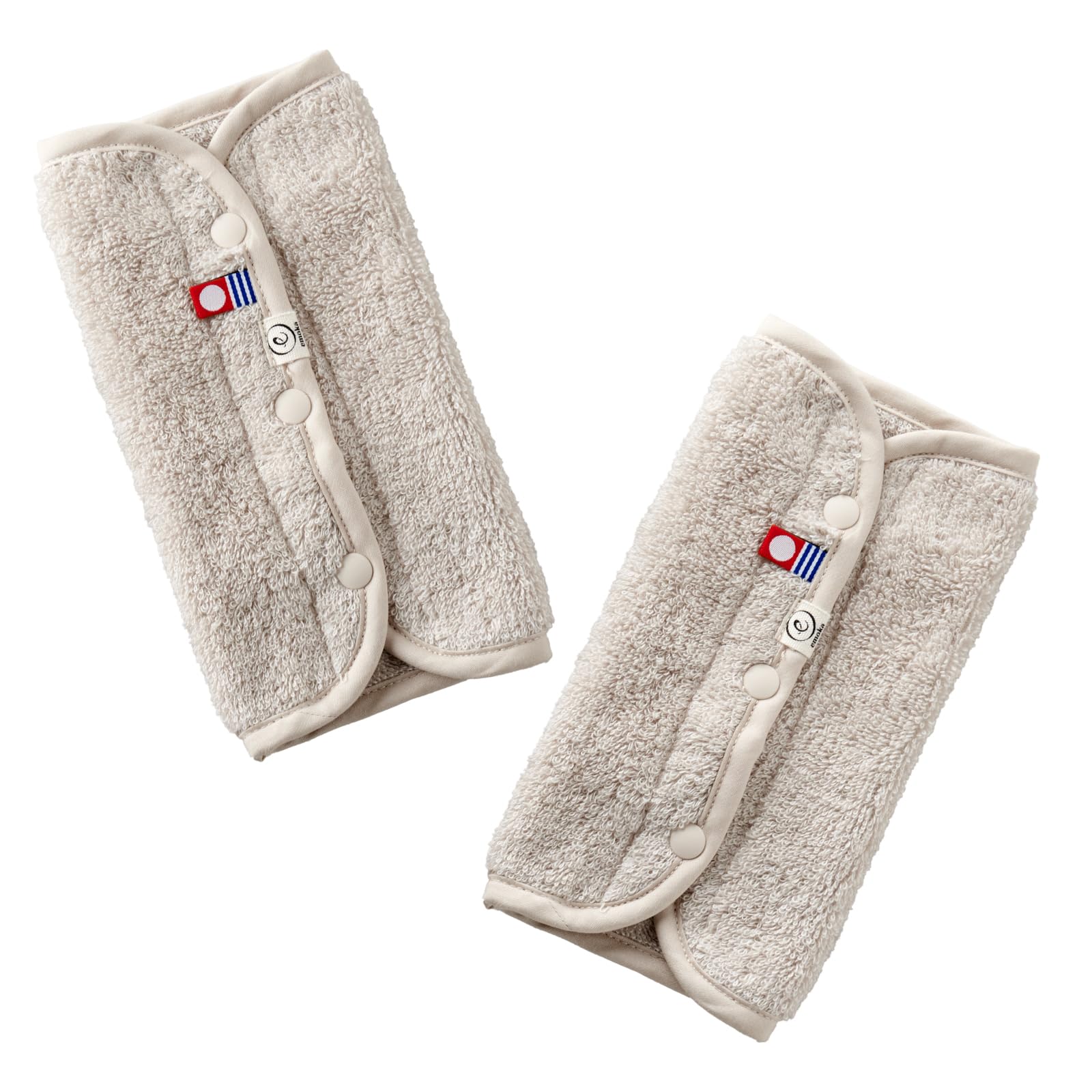 

EMOCA Imabari Towel Drool Baby Carrier Drool Cover Pad, (Sand Beige)