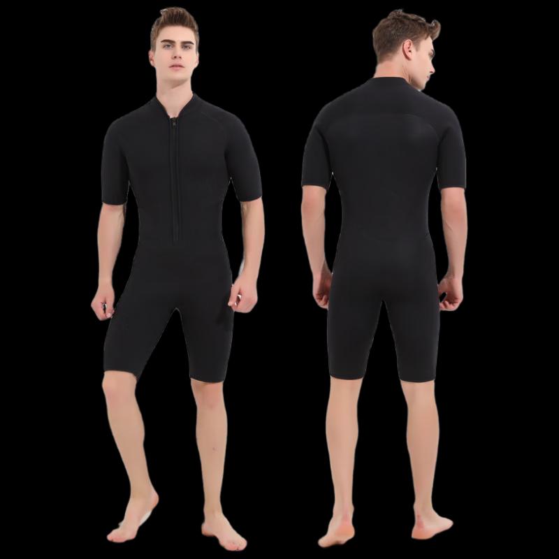 SBART Men's 3mm One-Piece Short Sleeve Wetsuit