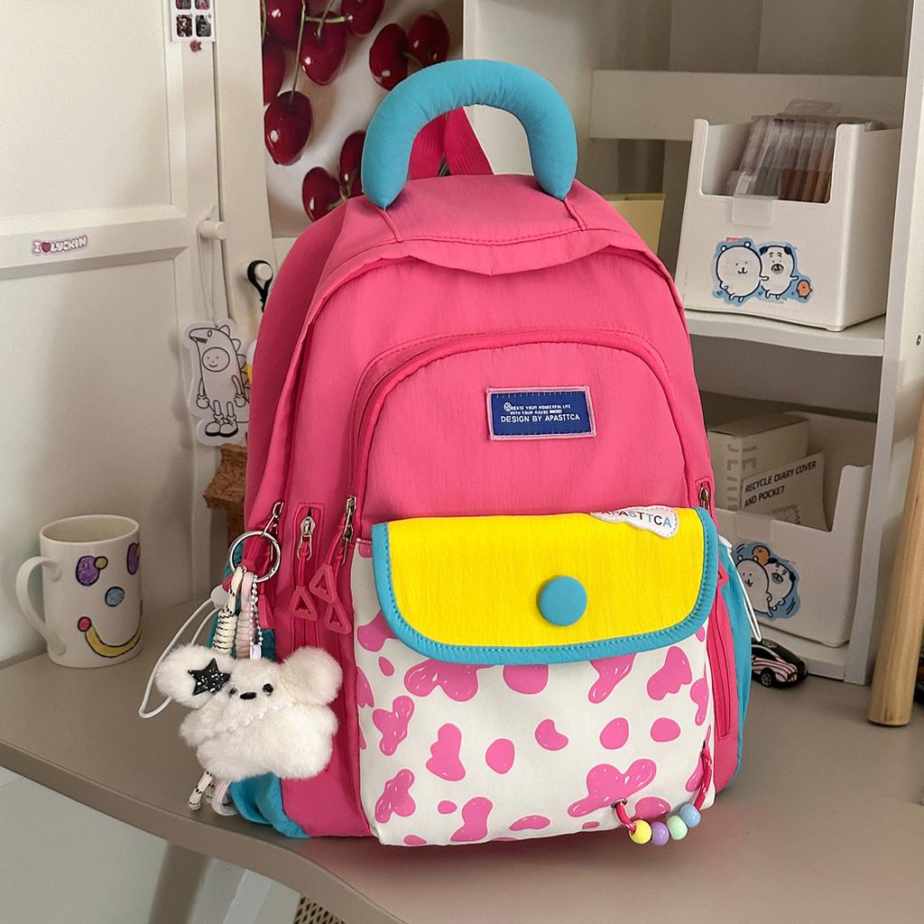 Schoolbag1011 new girl cute high-value girl large-capacity backpack backpack