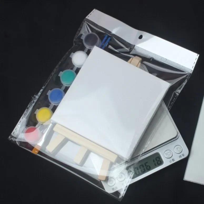 1/2/3pcs DIY Painting Set - Wooden Easel Frame, Acrylic Paints, Brushes & Blank Canvas Panel, Ideal for Oil & Acrylic Painting