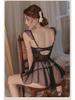 Yiyue Sexy Lace Corset Lingerie Nightdress 1075