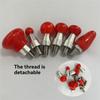 6Pcs Car Dent Repair Tool Hat Hammer Replacement Head Dent Dent Repair Replacement Head Hook Top Pit Head