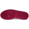 Air Jordan 1 Mid Noble Red Vyriški sportbačiai Juodi Balti 554724-066