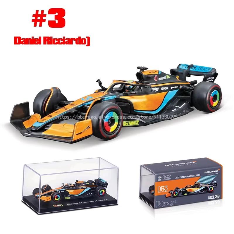 Bburago 1:43 F1 2023 24# Zhou Guanyu Alfa Romeo F1 Team Stake C43  77# Valtteri Bottas Alloy Car Die Cast Car Model Competition zl2