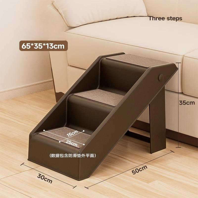 

PP Foldable Pet Stair Steps Climbing Ladder For Small Senior Dogs Bed And Sofa Side Easy Climbing Portable Dog Accessory