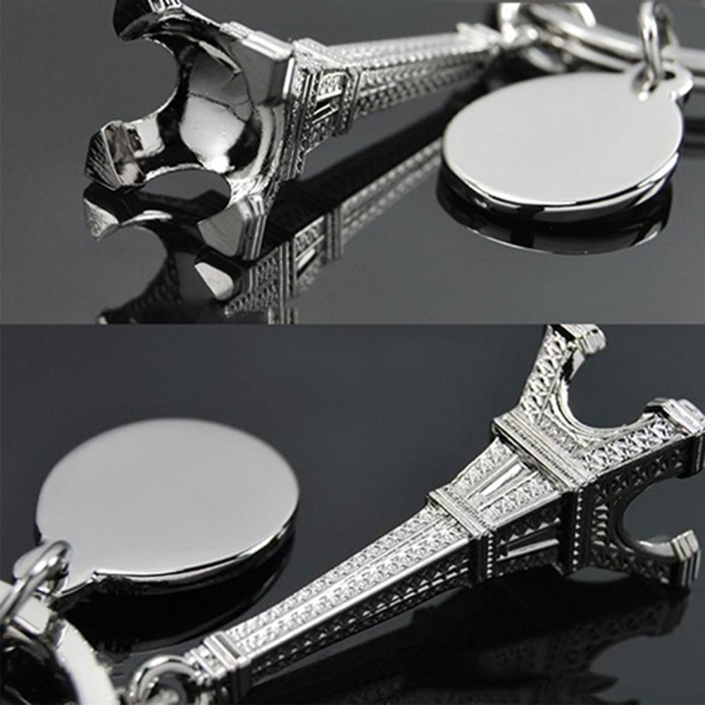 Key Chain Mini Eiffel Tower Design Exquisite Ornament Hanging Bag Pendant for Gift