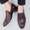 Fashion Moccasin Non-slip Loafers New Arrival Business Shoe High Quality Men Slip-On Shoes Genuine Leather Casual Shoes Driving Flats