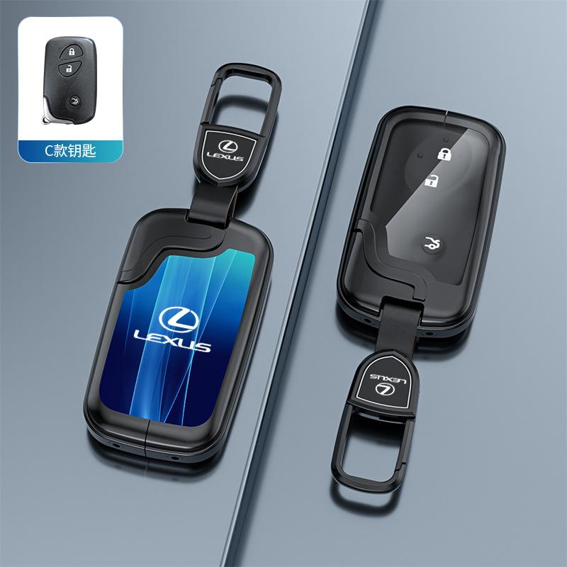 SKIA7 Interior Stickers Car Remote Key Case Cover Holder Shell Key Bag For Lexus CT200h ES 300h IS250 GX400 RX270 RX450h RX350 LX570 K