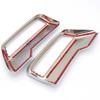 2PCS Chrome Car Rear Exhaust Cover For Peugeot 3008 5008 T87 2017 -  End Pipe Car Exterior Decoration Trim Accessories