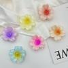 8cm Gradient Flower Hair Clip Women Korean Sweet Hair Claws Crab Clamp Barrettes Girl Hawaiian Headwear Accessories
