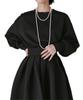 Yours Cardboard Cropped Pullover Size Black BEXN1912, Women's, L,