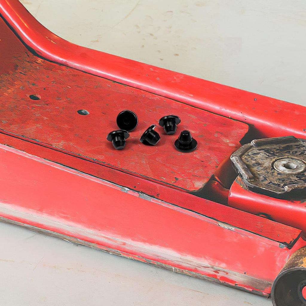 5Pcs Hydraulic Jack Oil Plugs Floor Jack Repair Plug Bottle Oil Filler Plug Flat-Head Floor Replacement Accessories Horizontal Bung Reservoir Rubber