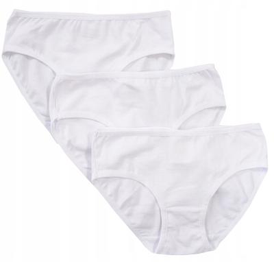 Yo! Panties Knickers Girls' Cotton 3pack White 110/116 Ł003e