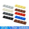 76Pcs DIY Building Blocks Thin Plate 3710 Figures 1x4 Dots Bricks Construction Creative Size MOC Compatible With Toys for Kid