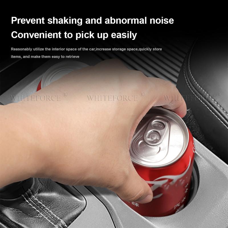 For Ford Ranger 2024-2025 Silicone Center Console Water Cup Holder Electric Handbrake Armrest Storage Box Layered Organizer Tray