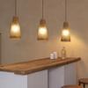 Vintage Japanese Pendant Lamp Handmade Natural Wooden Hotels Villa Decorative Light,Unique Handicraft House Warmging Gift