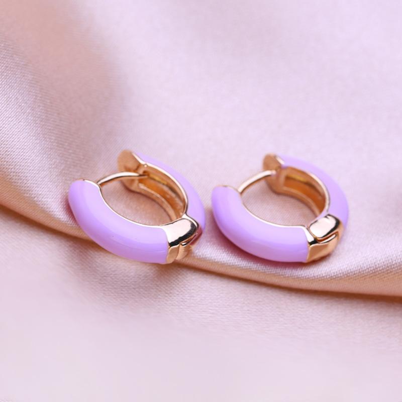 KNIKOO Round Clip Earrings For Women Fashion Earrings Jewerly For Wedding Party Gifts