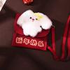 Cartoon New Year Red Envelope 3D Money Bag Practical PU Crossbody Bag  Birthday Celebration