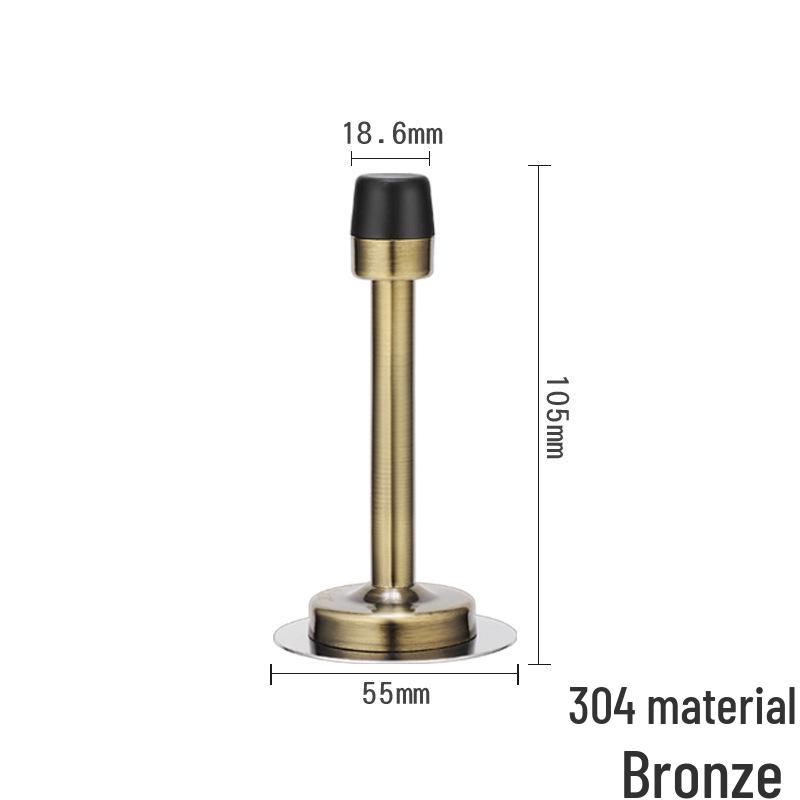 Non-Punch Anti-Collision Door Stopper & Suction Bumper for Secure Entry and Bathroom Doors