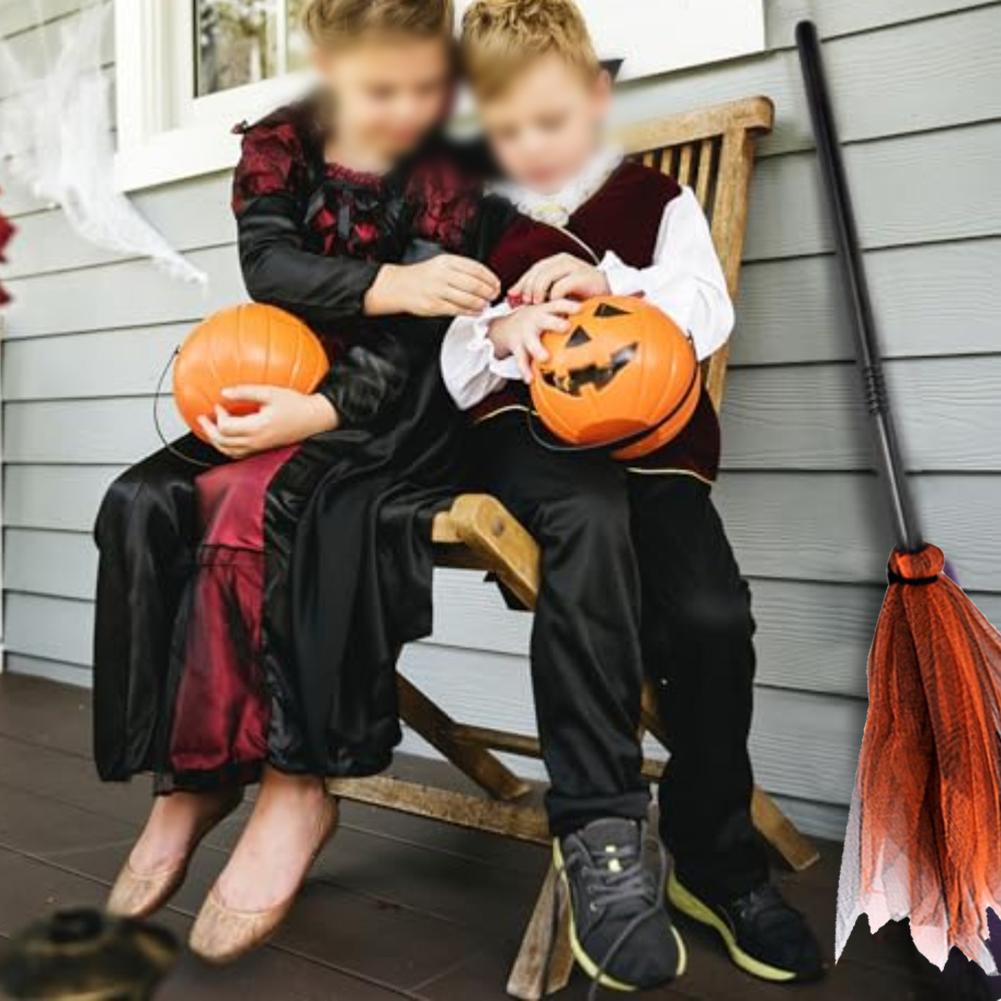 Halloween Costume Costume Prop Adorable Broom For Theatrical Performances Adjustable Length Broom Cute Whimsical Touch