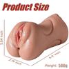 Textured Realistic 3-in-1 Male Masturbator Simulates Oral and Vaginal Hands-Free Men's Masturbation Cup for Intimate Play Waterproof Adult Toys