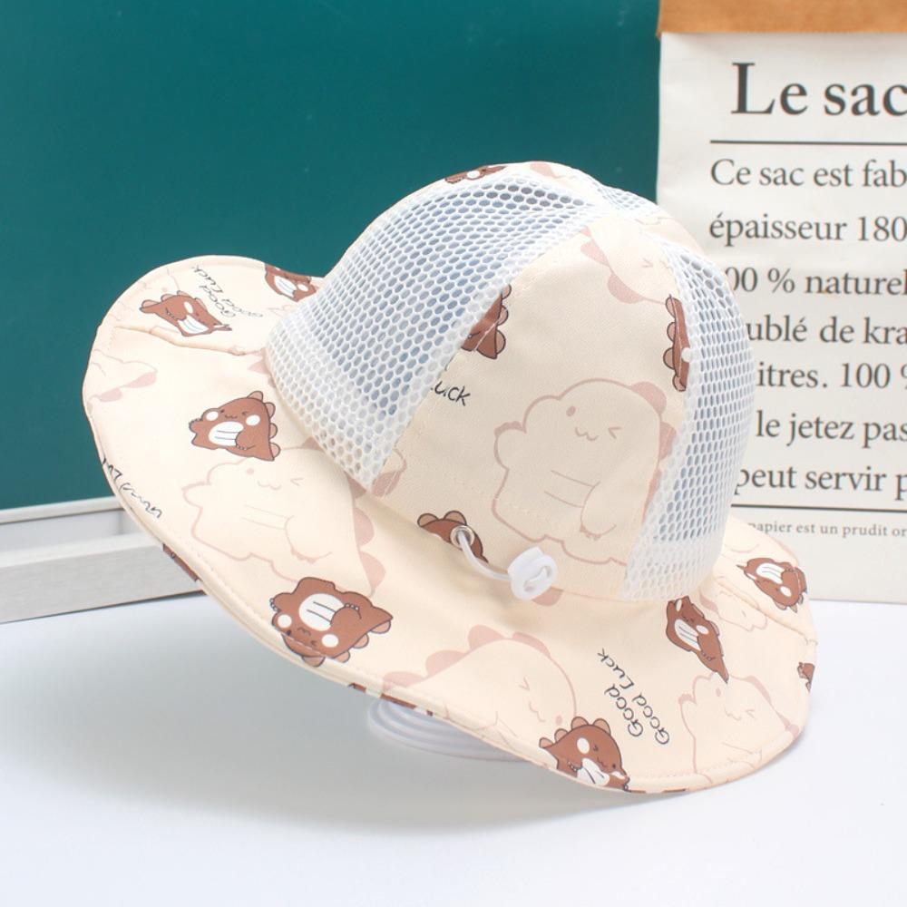 

Mesh Breathable Children Bucket Hat Cartoon Beach Cap Cute Baby Sun Hat Summer