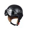 3C Adult Four Seasons Helmet Retro Helmet Electric Battery Car Helmet Electric Vehicle Hat Adult Men's and Women's Ear Helmet