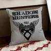 SShadowhunters Cushion Cover Reversible Soft Durable Pillow Cover Home  Car MultiScene Use for Daily Comfort